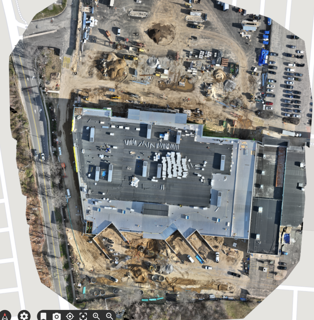 Orthomosaic Image for construction project